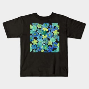 Big Blooms in Watercolor Kids T-Shirt